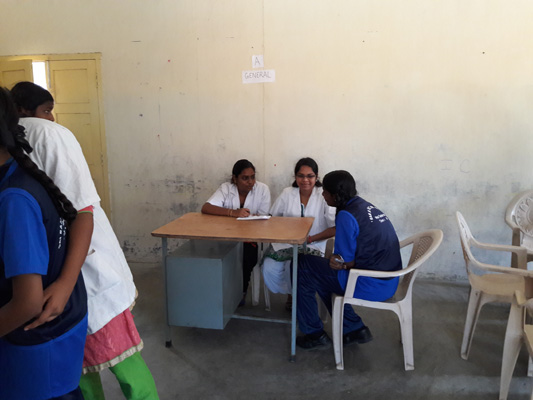 A special Medical Camp "Theen Raksha" on 03.08.17 for Std VIII & IX Students.