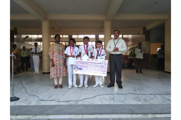 Sairam Matriculation hr.sec.school West Tambaram, Our students secured second place in Junior scientist  S2T competition-Clean water and sanitation. conducted in Sairam Engg campus, West Tambaram