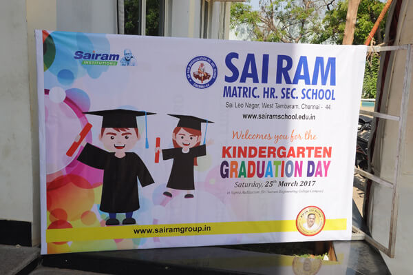 Kindergarten Graduation Day of Sairam Schools, Tambaram - 25th march 2017.